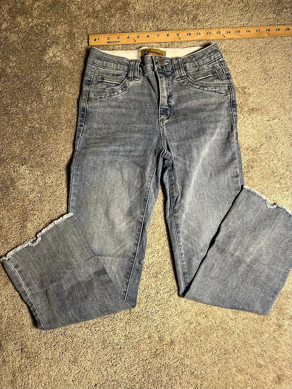Democracy Ab Technology Raw Hem Bootcut Jeans Size 2